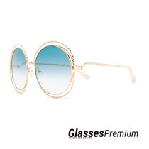 Chloé | Gafas de sol de mujer redondas con cristales azules