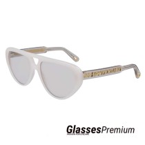 Chloé | Las gafas de sol de aviador blancas CHLOE-CE758S-5816-111