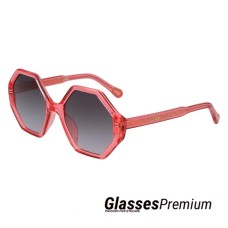 Chloé | Gafas de sol hexagonales rojas Chloe CE3618S-613