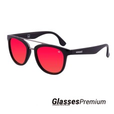 GAFAS AVIADOR MODERNAS con lente roja de la marca hanukeii