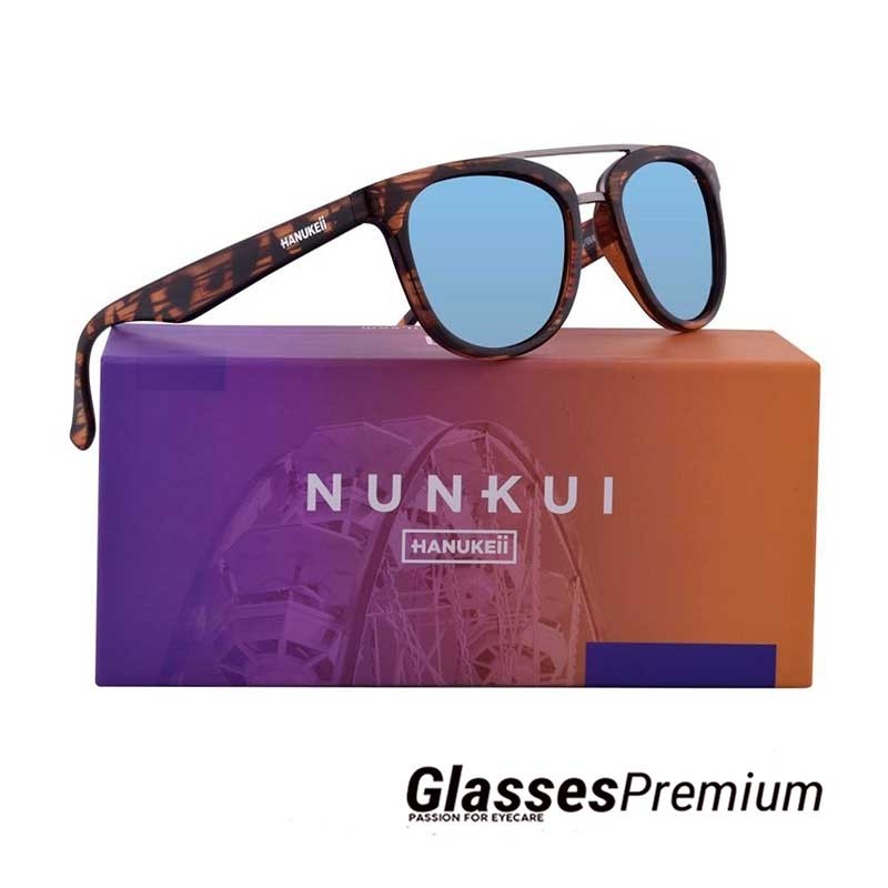 Compra barato Gafas de sol  polarizadas de aviador hanukeii - nunkei con montura havana