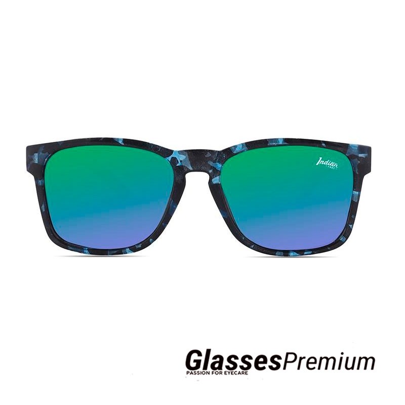 Lentes de sol The Indian Face | Modelo Free Spirit Blue Tortoise green