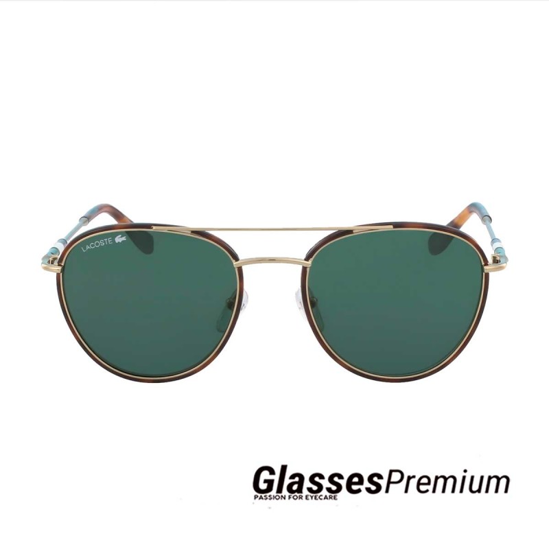 L102SND-757 gafas de sol ovaladas con doble puente Lacoste