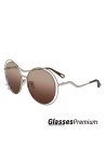 Chloe Wendy CE153S | Gafas de sol doradas con grandiente marron