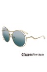 Chloe Wendy CE153S | Gafas de sol doradas con grandiente azul