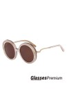  Chloé | Gafas de sol de mujer redondas blancas Chloe CE3614S-103