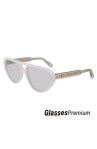 Chloé | Las gafas de sol de aviador blancas CHLOE-CE758S-5816-111