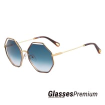 Gafas de sol octogonales Chloé | Gafas con cristal azul de mujer