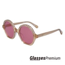 Chloé | Gafas de sol con montura beige y lente rosa CHLOE-CE3617S-4719-267 