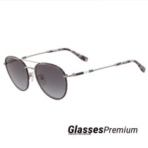 Gafas de sol con doble puente Lacoste Novak Djokovic con montura ovalada de meta