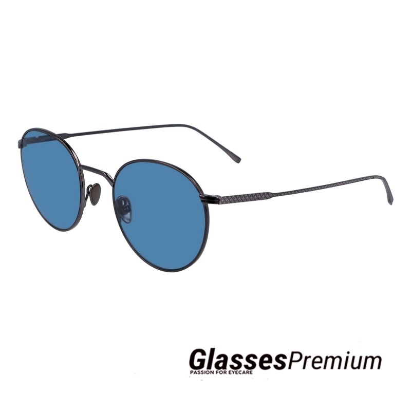 L202S  gafa de sol azul lacoste redonda 