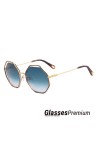 Gafas de sol octogonales Chloé | Gafas con cristal azul de mujer