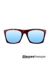 Gafas de sol color tortuga con lentes azules ▷The Indian Face ▷ Barrel  