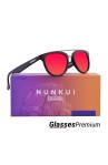 GAFAS AVIADOR con lente roja de la marca hanukeii