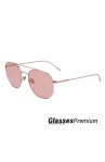 GAFAS de sol mujer - Gafas lacoste DE MODA doradas con lentes rosas