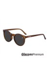 gafas Hanukeii redondas con montura marron