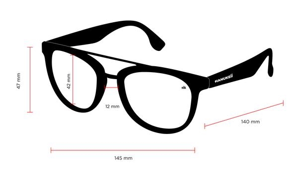 medidas de gafas de sol Hanukeii Nunkeii